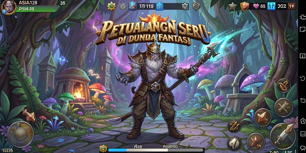 Tampilan gameplay ASIA128 yang menarik di dunia petualangan.