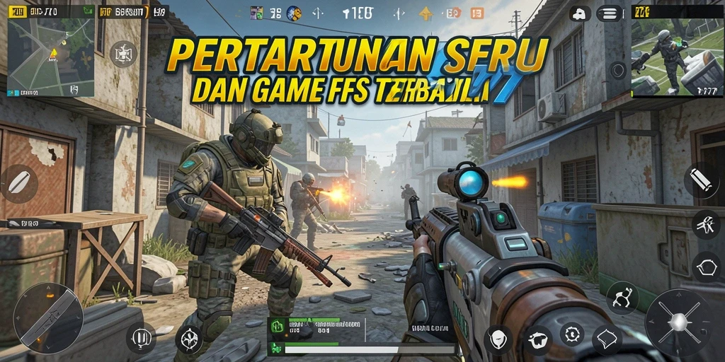 Tampilan gameplay seru dan mendebarkan dari BPJS777 dalam mode FPS.