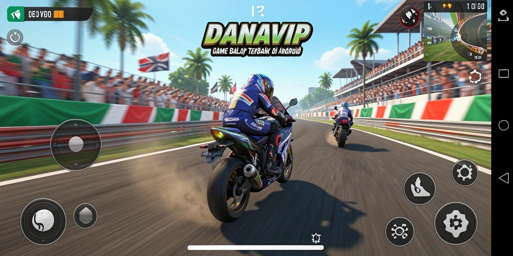 Tampilan gameplay yang mendebarkan di DANAVIP dengan grafis menawan.