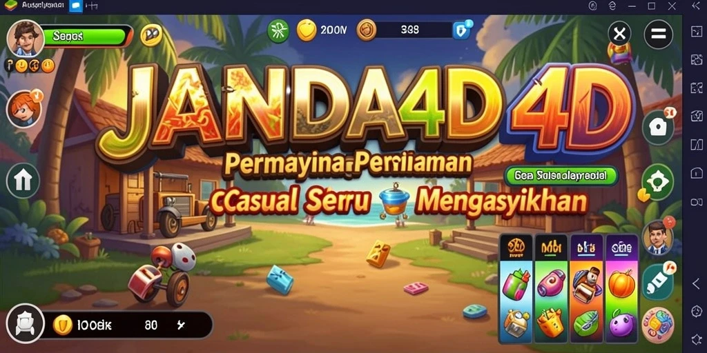 Gameplay JANDA4D yang mengasyikkan dan penuh warna.