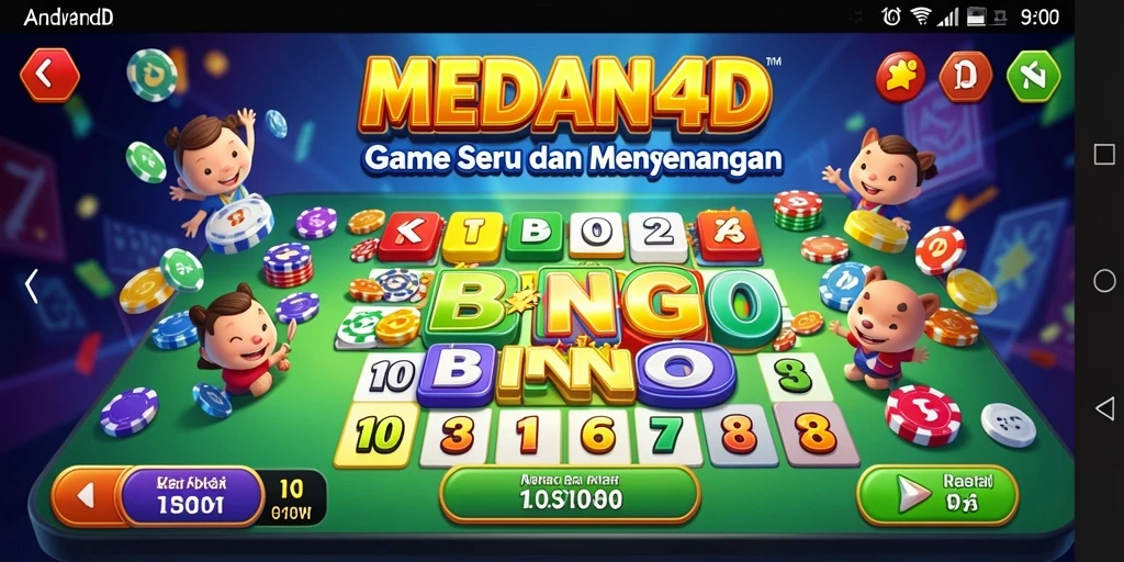 Tampilan screenshot gameplay yang seru dan interaktif di MEDAN4D.