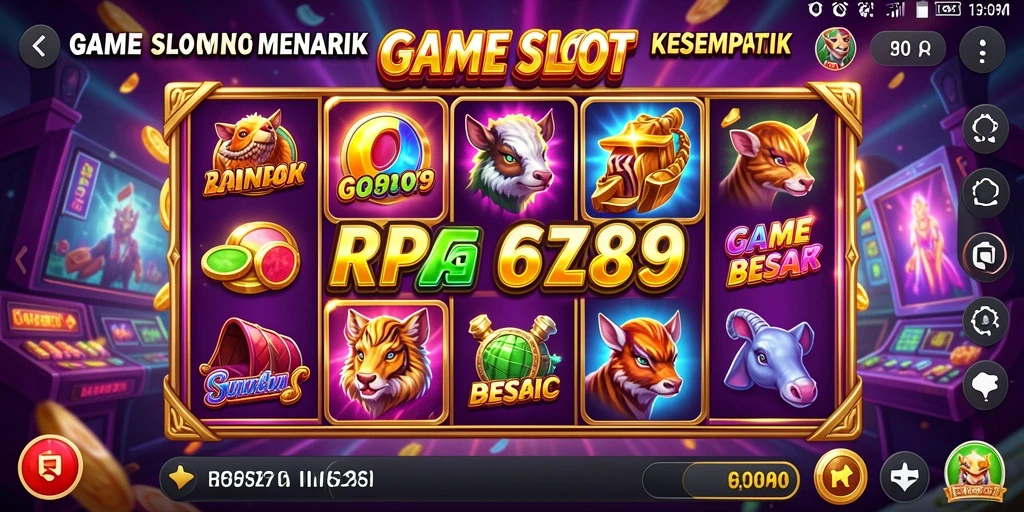 Tampilan menakjubkan dari gameplay Slot RP6789 yang mendebarkan.