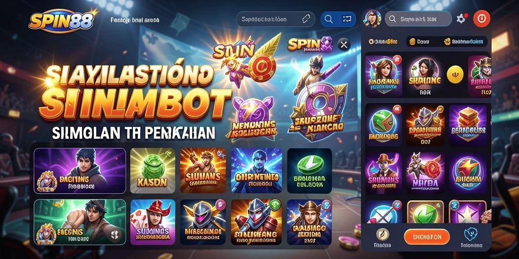 Tampilan gameplay menarik dari SPIN88 menunjukkan berbagai aktivitas simulasi.