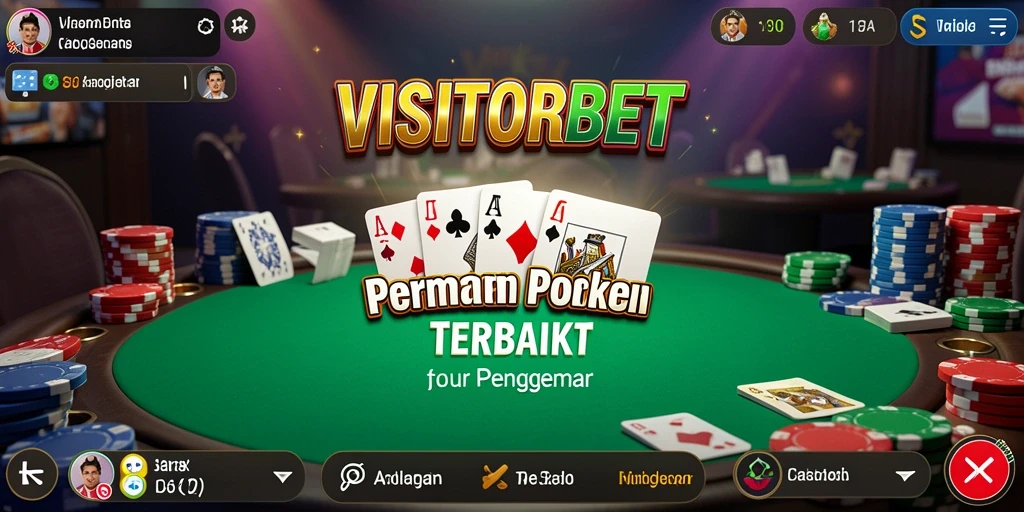 Tampilan menarik dari permainan Poker di VISITORBET.