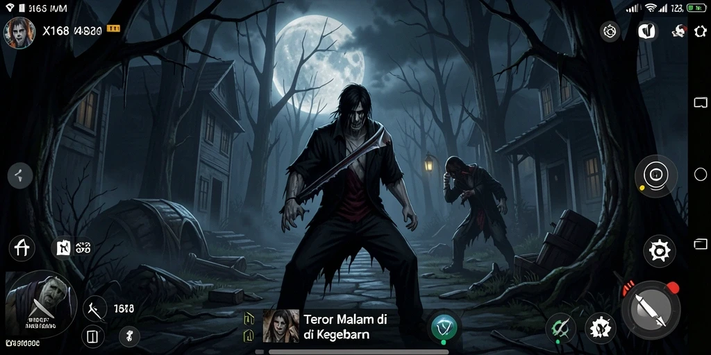 Gameplay menakutkan dengan suasana mencekam.